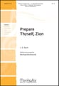 Prepare Thyself Zion Unison choral sheet music cover